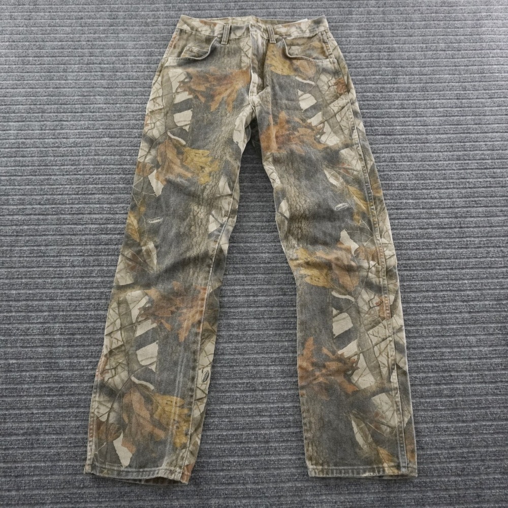 Vintage Wrangler ProGear Camo Pants Mens 32x34 RealTree Advantage Timber Hunting
